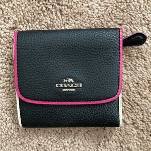 Coach NEVER USED color block wallet
